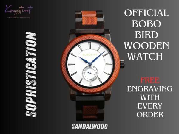 Personalized Wooden Watch for Men | Exclusive Custom Gifts