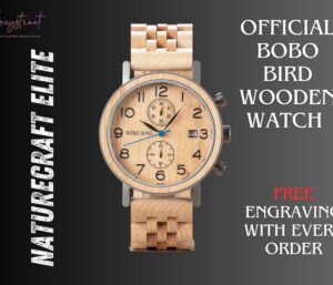 Personalized Engraved Wooden Watch – Latest Mens Groomsmen, Anniversary & Boyfriend Gift, Custom Wood Watch for Him